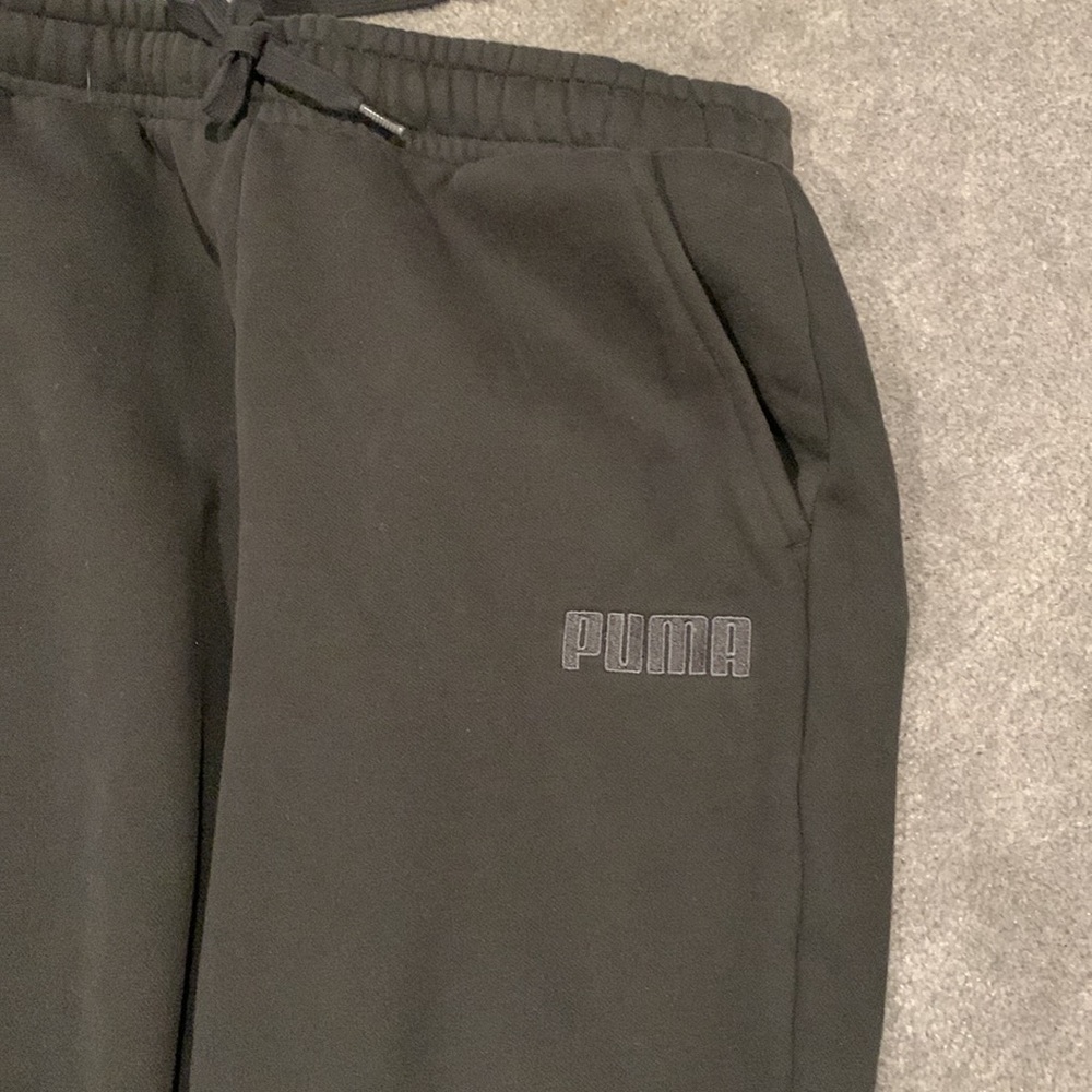 Puma Black Sweatpants - Picture 2 of 6